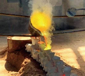 Smelting and Casting Services at Wensculp Foundry