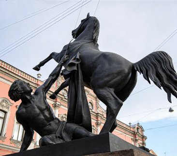 Museum-quality custom-made bronze man and horse sculpture featuring traditional lost-wax casting and advanced chemical patination for 15-year color retention