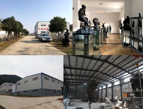 20,000 square meter Wensculp sculpture factory workshop