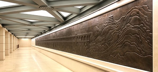 Bronze bas relief low relief plaque and portrait panel