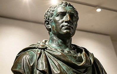  Classical bronze museum replica bust reproduced from ancient Roman or Renaissance sculptures 