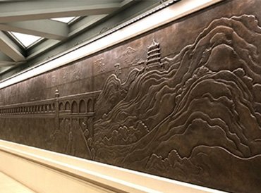 Wuhan Yangtze River Bridge Bronze Relief